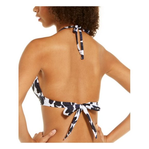 DKNY Printed Triangle Halter Bikini Top - Picture 2 of 2